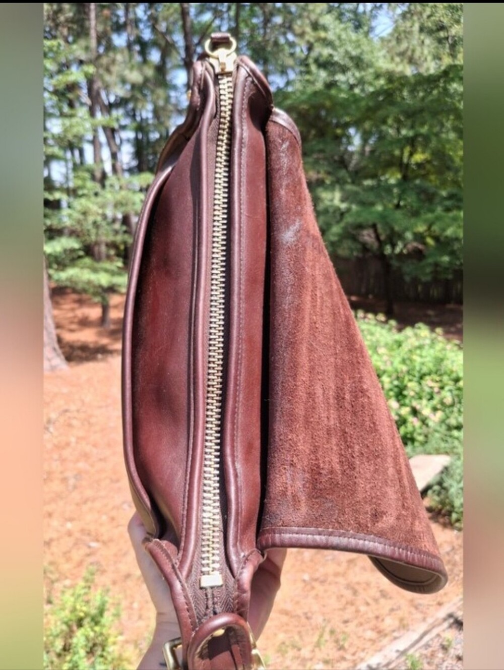 Vintage 2000 Coach Mahogany Glove Tanned Leather Patricia's Legacy Bag #9951 - Picture 10 of 16
